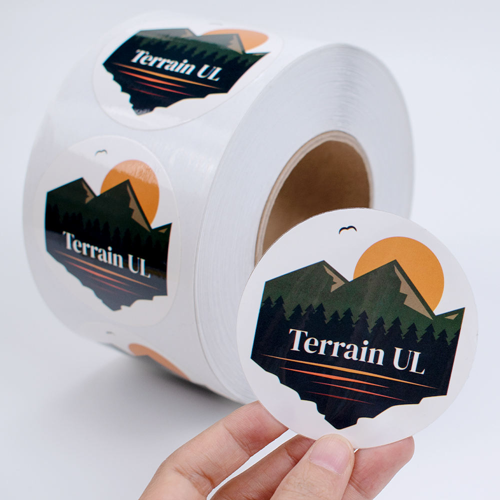 Vinyl sticker with full color example