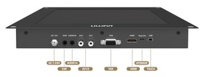 Lilliput TK1010-NP/C Industrial <strong>Open</strong> <strong>Frame</strong> <strong>Monitor</strong> 10.1 Inch, 1024*600, 200nit, 4 Wire Resistive Screen with HDMI DVI VGA US - Product Image 5