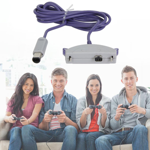 GBA to NGC <span class=keywords><strong>Port</strong></span> 2 oyuncular bağlantı kablosu bağlantı kablosu için Nintendo Gameboy Advance to Gamecube GBA SP mor