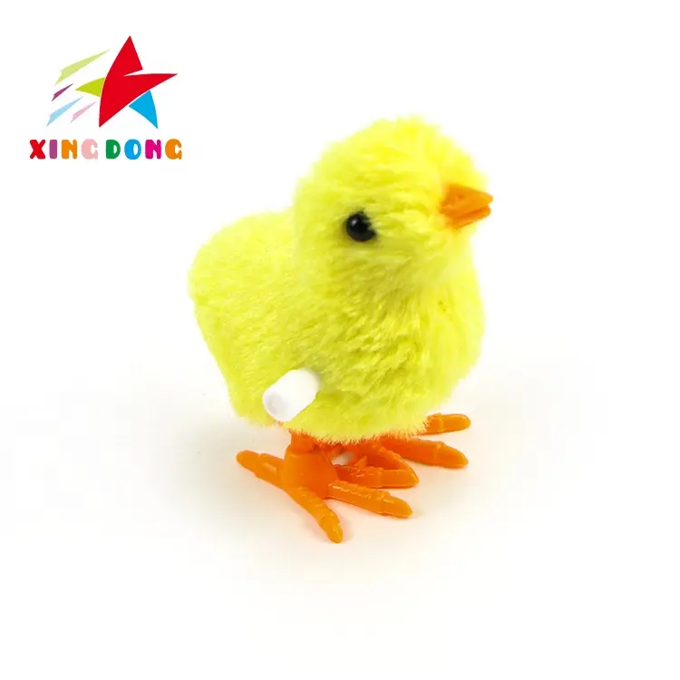 Phim hoạt hình gió lên đồ chơi động vật Chick Toy gió up Plush gà Fluff đồ chơi