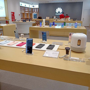 Mesa de exhibición de madera para teléfono móvil, suministro de fábrica, mesa de ordenador con mostrador de experiencia para teléfono inteligente - Product Image 6
