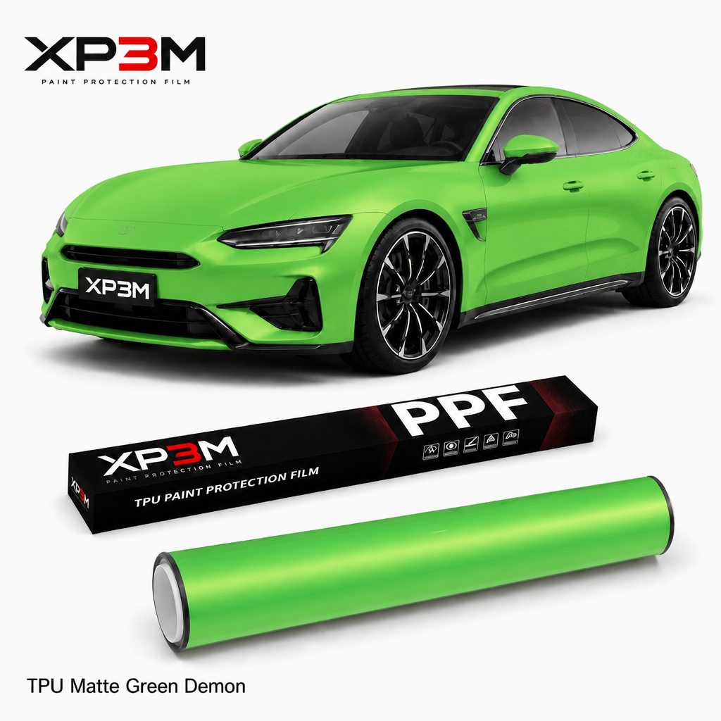 Demonio verde mate de TPU
