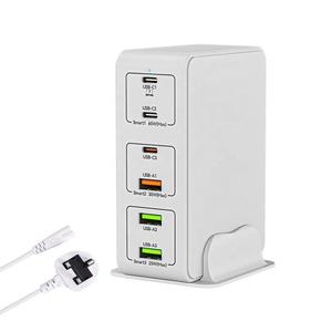 120W Hoch leistungs adapter Multifunktions-USB-Handy-Computer Multi-Port-PD-Schnell ladegerät Typ c - Product Image 5