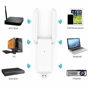 Venta caliente USB 600Mbps WiFi adaptador doble banda 2,4 GHz / 5GHz inalámbrico WLAN adaptador Wifi cifrado tarjeta de red - Product Image 6