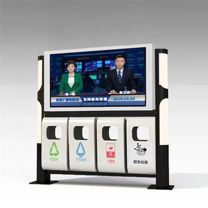 55-дюймовый открытый Android Digital Signage Player LCD Media Display мусорная корзина рекламная машина для партнерской программы - Product Image 2