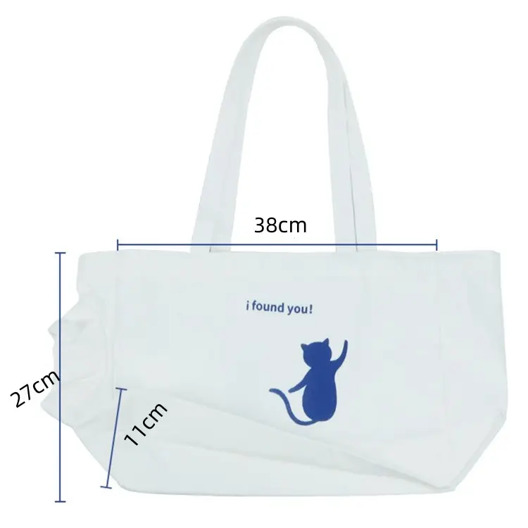 पालतू कैनवास कंधे बैग छोटे कुत्ते के लिए छोटे कुत्ते स्लिंग वाहक पोर्टेबल बिल्ली बैग वाहक