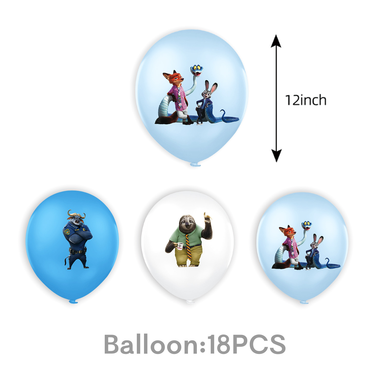 16 ballons