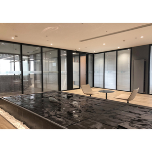 FlexSpace 2024 חדש יצרן מפעל סיטונאי ריהוט בגובה מלא מחיצה קיר זכוכית אטומה לרעש