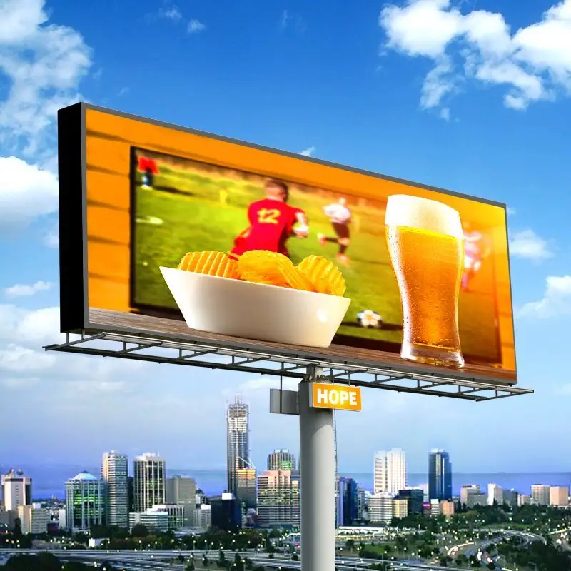 2023 Led Screen Front Service Video Hd Outdoor Tv risparmio energetico P5 P8 Display Led pubblicità segnaletica digitale e Display