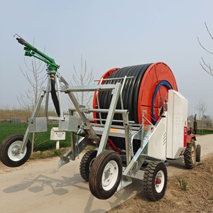 具有太阳能和自动功能的新型移动洒水软管卷盘灌溉系统 - Product Image 4