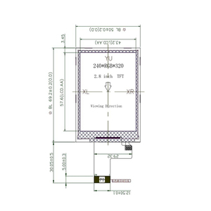 Heißer Verkauf China TFT ST7789 MCU I/F 240x320 Auflösung 2,8-Zoll-LCD-Modul für die industrielle Steuerung - Product Image 6