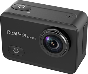 HDking กล้องวิดีโอกีฬาแอ็กชันขนาดเล็ก Wi-Fi 4K กันน้ำระดับ170พร้อมเซ็นเซอร์ภาพ CMOS ฟังก์ชั่นการบันทึกเมมโมรี่การ์ด - Product Image 1