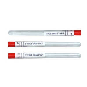 CE และ ISO ได้รับการรับรองทิ้ง Swabs หลอดที่มีจมูกและช่องปาก Swabs - Product Image 1