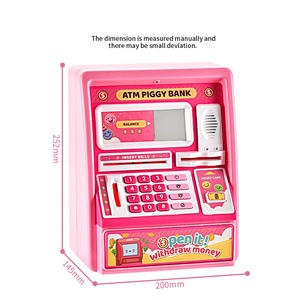 View Larger Image Add to Compare Share Children'<strong>s</strong> Mini Saving Money <strong>Box</strong> <strong>Toys</strong> Coin Bank Fingerprint Password ATM Card Machine <strong>S</strong> - Product Image 1