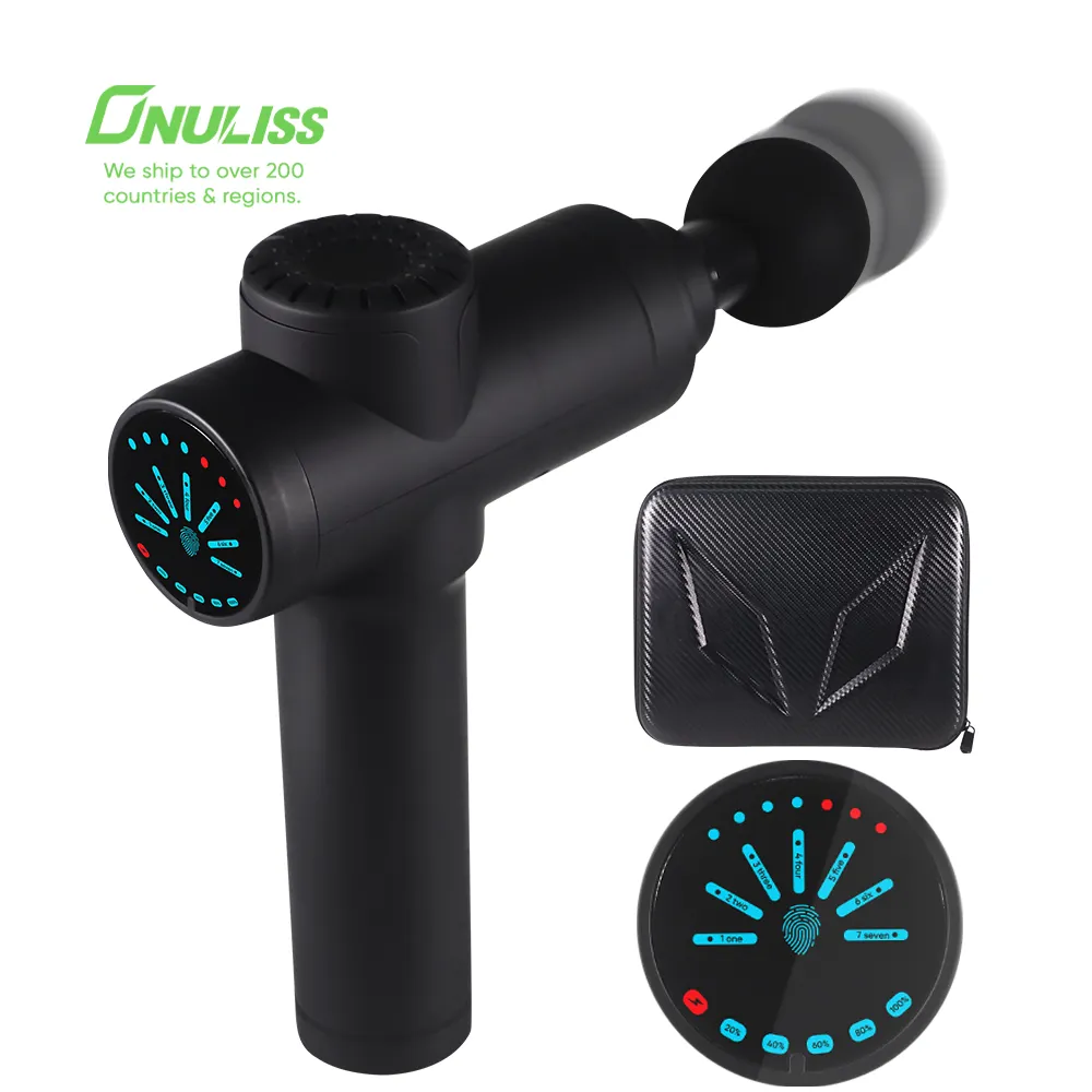 Pistolet électrique de Massage de Fascia de tissus profonds Oem de haute qualité pistolet de Massage professionnel à main têtes en métal