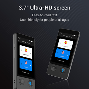 Factory W12 Translator Device Accurate Offline Online Translation 3.7&quot; Touch Screen Real-time Voice Translation in 144 <strong>Languages</strong> - Product Image 2