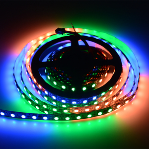 RGBW 5050 dijital şerit 60LEDS/M IC UCS2904 10 20 piksel nokta renkli şerit 5050 RGBW 24V adreslenebilir RGBW Led şerit - Product Image 1