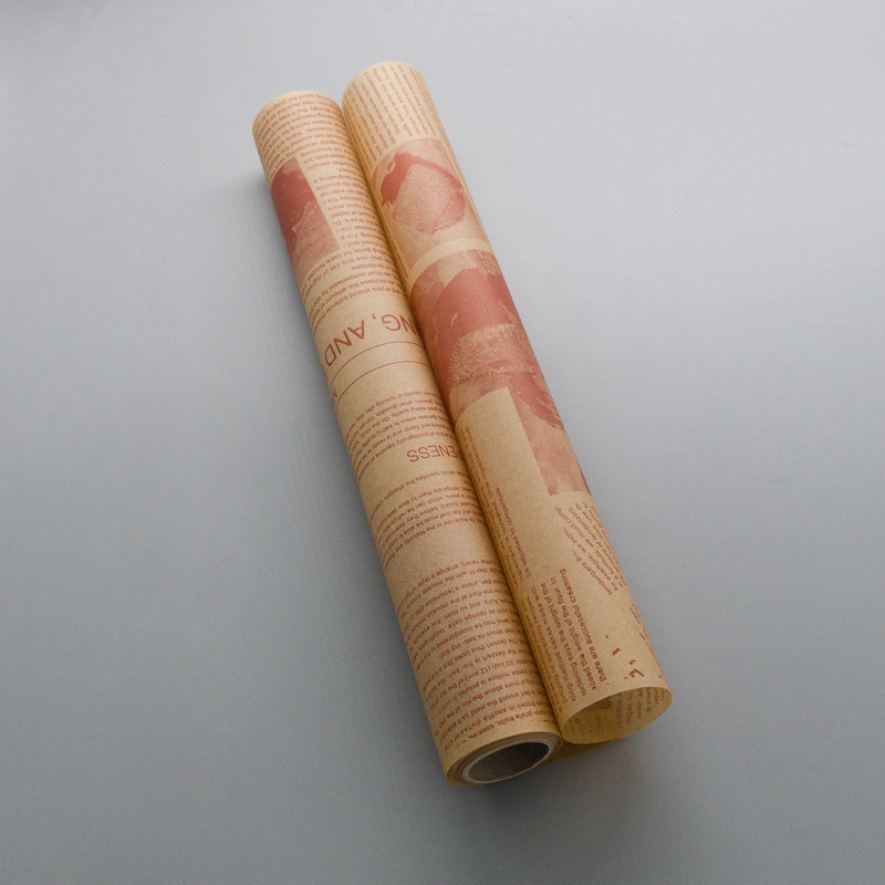 30cm x 8m (rouleau nu, fond brun en anglais)