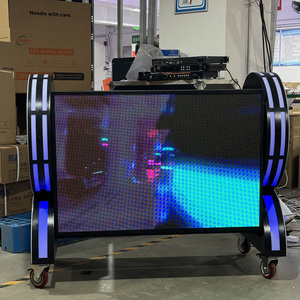 Indoor Metal Light Table DJ Booth With LED Screen RGB <strong>Control</strong> Pixel for Night Club Shows DJ Bar <strong>Display</strong> - Product Image 2