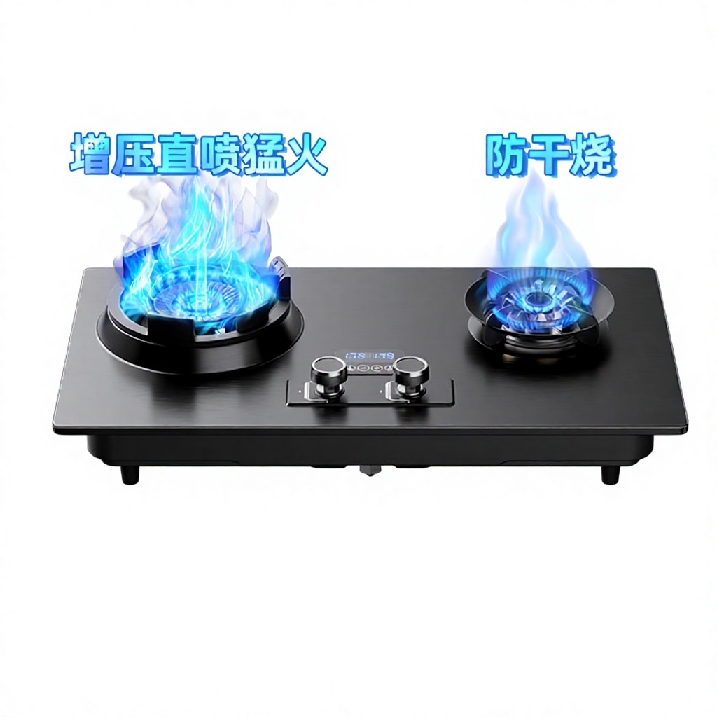 right-side dry-boil protection, king style direct-flame, black s