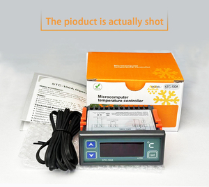 STC-100A <strong>Temperature</strong> <strong>Controller</strong> Cool Heat Refrigerator Thermostat AC 220V Regulator Thermoregulator Thermocouple 2M <strong>NTC</strong> <strong>Sensor</strong> - Product Image 6