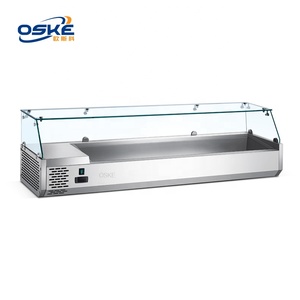 Các mặt hàng liên quan đến thanh xà lách nhiệt độ đơn-Bát đứng vàng với mặt bàn cho nhà hàng làm lạnh - Product Image 3