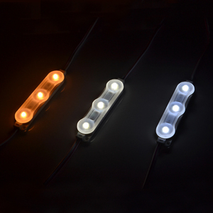ความสว่างสูง 12V 3 ชิป Led โมดูลสำหรับ Led ป้าย IP67 โมดูล led กันน้ำพร้อมเลนส์