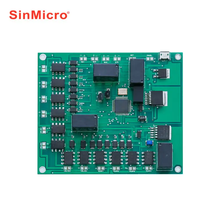 Circuit imprimé automobile 9 pièces, Service d'assemblage personnalisé de Pcb, en aluminium, Pcba Rohs