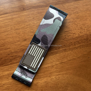 <strong>Custom</strong> <strong>Elastic</strong> Braided <strong>Loop</strong> Fabric Replacement Nylon Leather Soft <strong>Hook</strong> and <strong>Loop</strong> Fabric Shenzhen for Apple Watch Band Ultra - Product Image 6