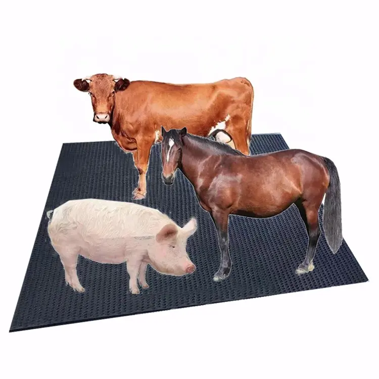 Anti Fatigue Cow Matting Gummi kissen für Pferdes tall/gepaart Pferd mit Kuh