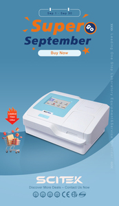 SCITEK 400-800nm Alta Qualidade de passagem do leitor de microplacas Elisa auto-calibração - Product Image 2