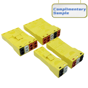 Bloque de terminales de conectores de iluminación LED tipo Push-in de tres en seis salidas para bloque de terminales de cableado rápido 826W-3 - Product Image 5