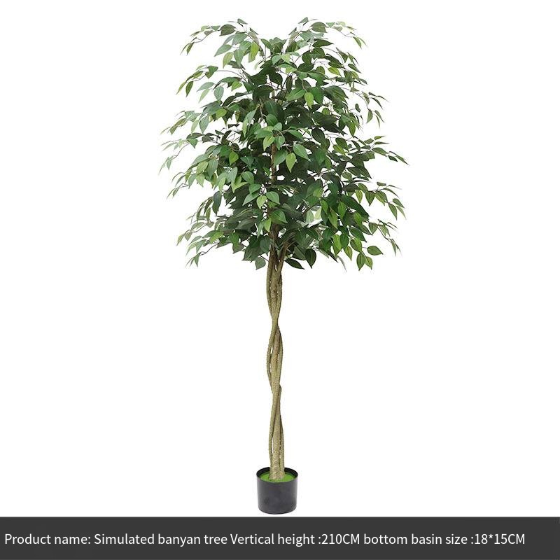 Arbre artificiel de banian de 210cm