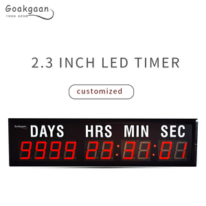 Goakgaan Brand 2.3 &quot;10-digit 999 Day Hour Minute Second <strong>Countdown</strong> Clock <strong>Timer</strong> Wall Led Clock Digital Led <strong>Display</strong> - Product Image 3