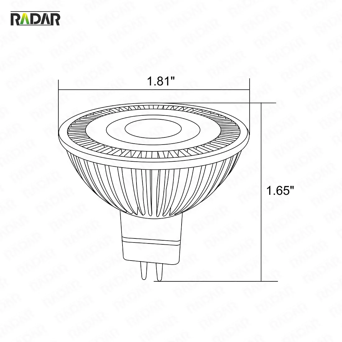 MR16 LED電球3W5W 7W屋外ガーデン照明器具用