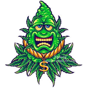 420 Cần sa ngày Thiết kế cần sa văn hóa dtf truyền nhiệt in ấn đính sắt Stickers cho áo sơ mi gối túi trang trí - Product Image 6