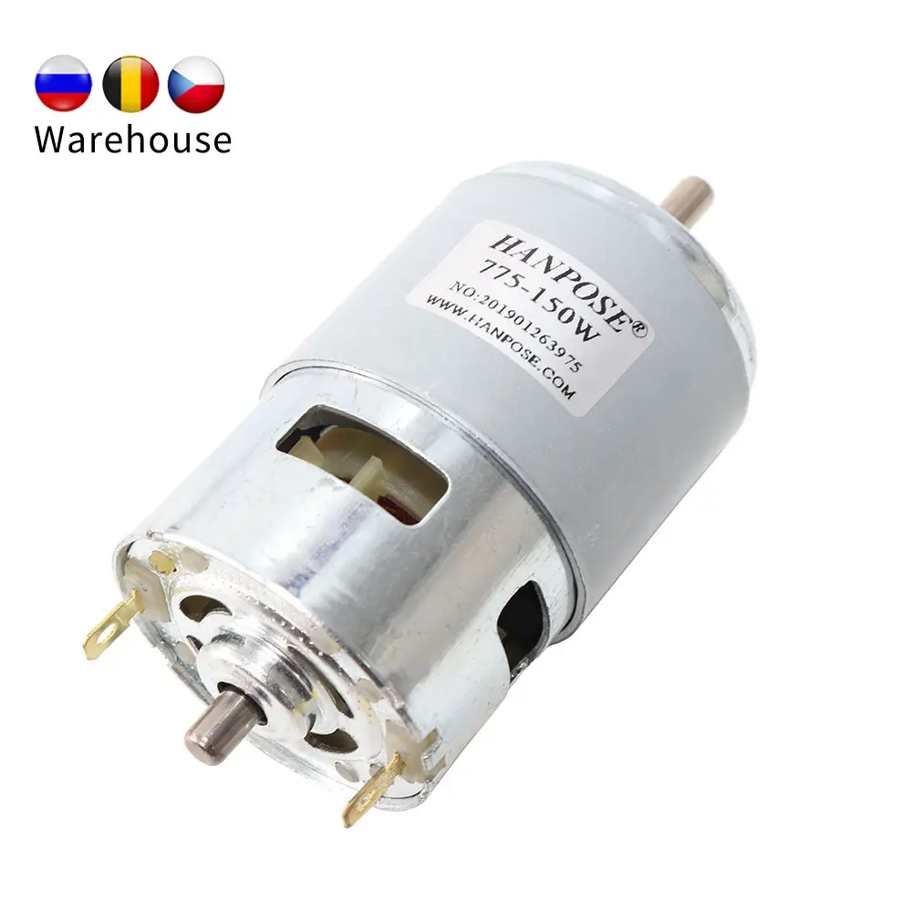 Hybrid spindel motor Mit Bürste 775-200W 15000rmp Hydraulik pumpen ausrüstung für CNC-Schneckengetriebe-Rasenmäher 12-V-Gleichstrommotor