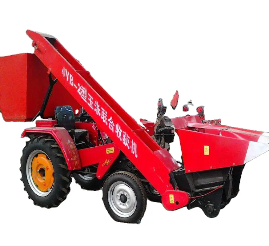 Self-propelled napier grass cutter corn silage forage harvester