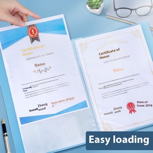灌装产品文件文件组织塑料透明口袋书60页糖果色标志包装定制 - Product Image 5
