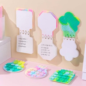 2024減圧ストレスリリーフノートブックポッププッシュポッパーバブルスパイラルポピットメモ帳吸盤付き - Product Image 1