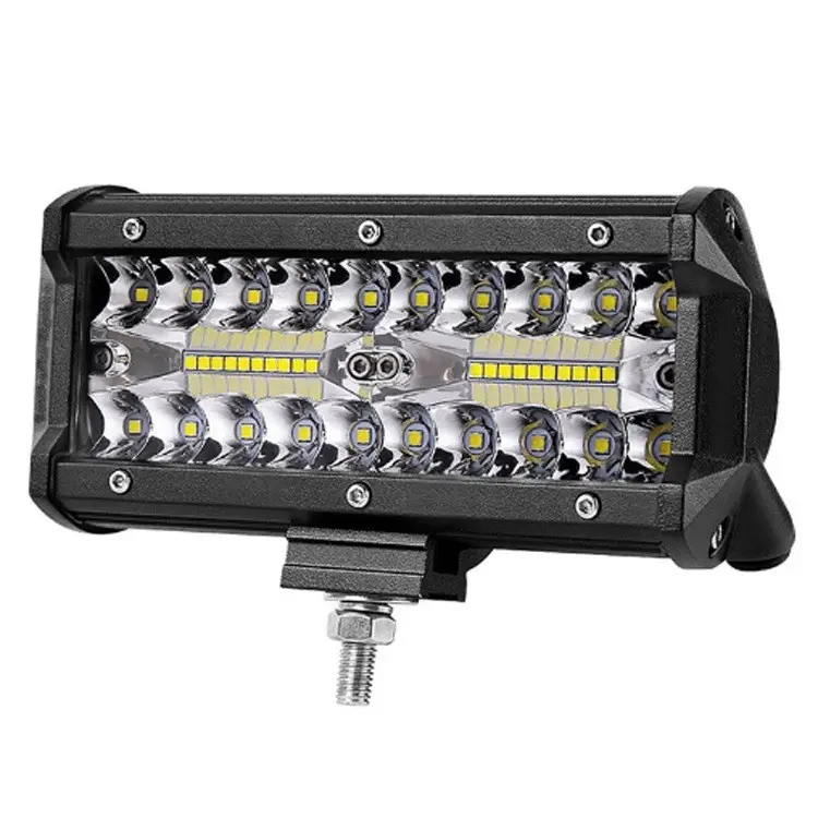 7 inç 12V 24V 4X4 Offroad aksesuarları Off Road araba Suv Motor kamyon Led İş işık otomatik lamba Led ışık Bar