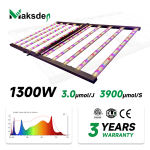 ไฟ LED เติบโตสีแดงเข้มช่องคู่ซัมซุงไดโอด10แถบไฟหรี่แสงเชิงพาณิชย์1300W LED เรืองแสง UV - Product Image 2