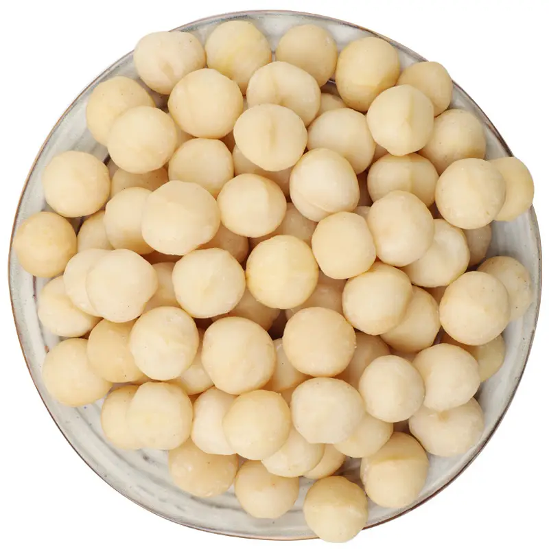 Noci di Macadamia di qualità Premium noci tostate salate crude cibo sano Macadamia senza guscio