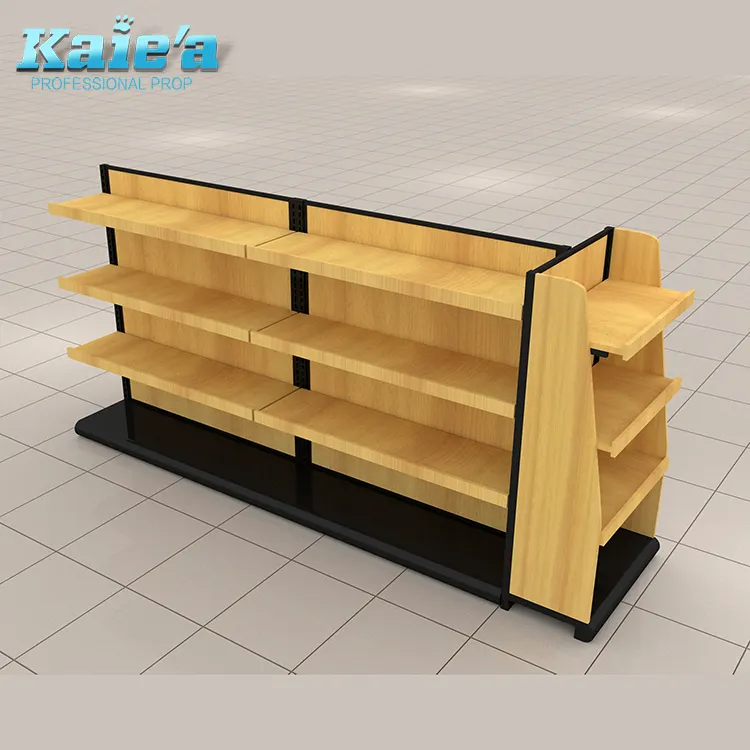 Retail Houten Display Rek Voor Kleding Winkel 4 Zijdig Mdf Kleding Display Rack Meubels