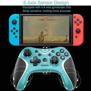Wireless Controller Gamepad Sechs achsig Für Nintendo Switch Pro OLED-Konsole PC-Telefon Joystick-Computer mit doppelter Vibration - Product Image 2