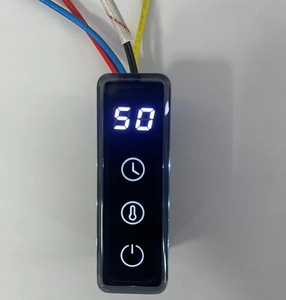 Controller per scaldasalviette elettriche programmabili e intelligenti con Display digitale WIFI All-in-One da 30mm quadrati con Timer spento - Product Image 1
