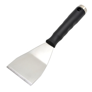 Master DlY Herramientas de construcción Rascador de acero inoxidable con hoja curva de mango largo rígido con rosca de EE. UU. - Product Image 1