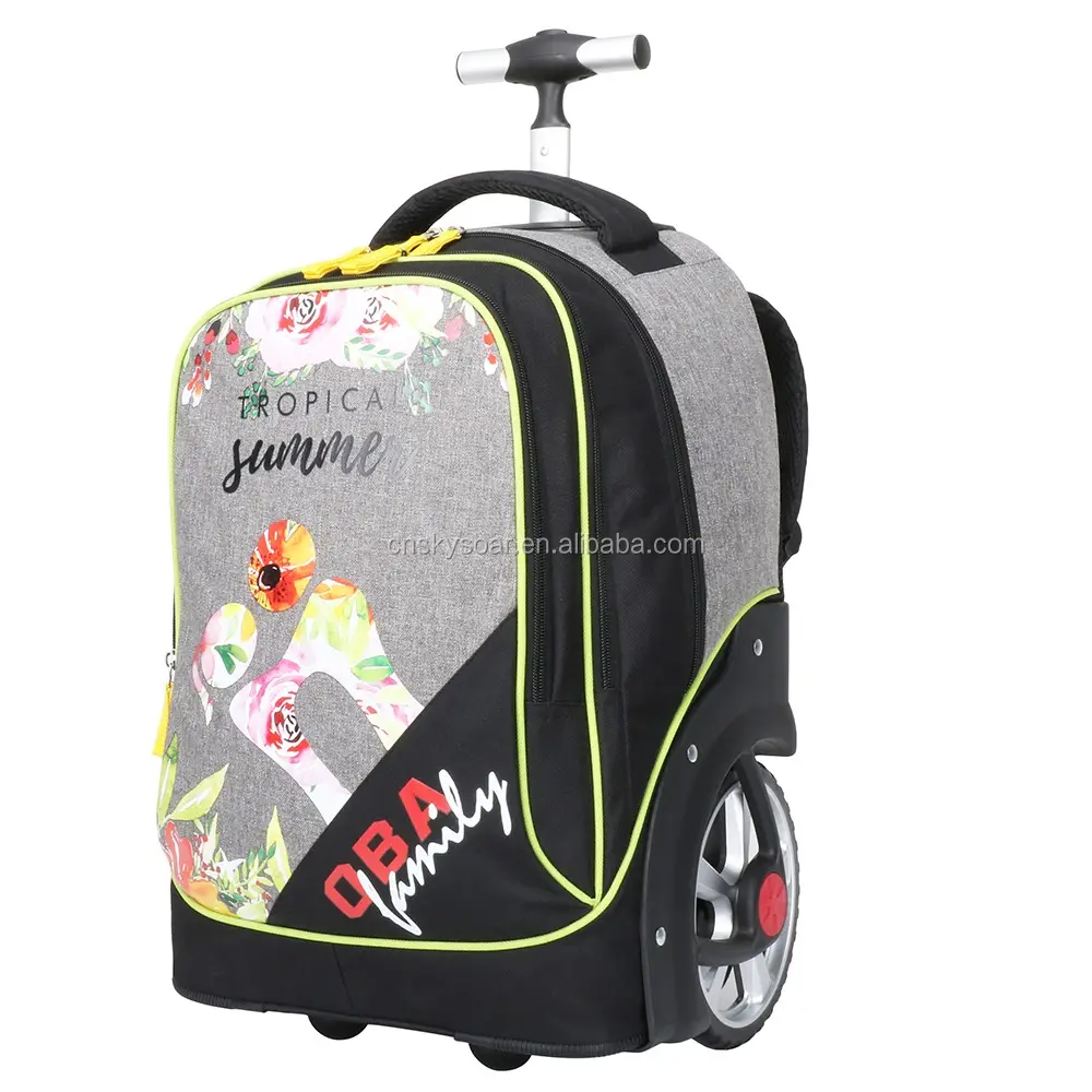 Duurzame Kinderen Trolley Tas Voor Schoolbagage Kids Trolley Tas Reizen Trolley Rugzak Sk61108c