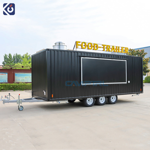 Camptrl di động thực phẩm Xe tải cà phê Pizza thực phẩm Trailer đầy đủ trang bị 20ft container Nhà hàng với nhà bếp container Cafe Bar - Product Image 4