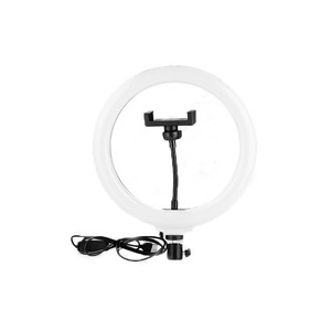 Online toplantılar ve canlı akış için halka ışık ile 10 inç Selfie Tripod standı-OEM telefon tutucu Mini halka Led ışık - Product Image 2
